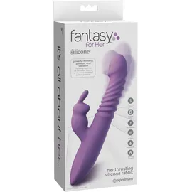 Fantasy For Her “her thrusting silicone rabbit”, mit Heizfunktion, lila