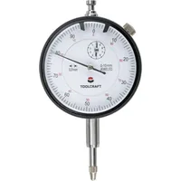 TOOLCRAFT TO-6443499 Messuhr (Ø) 58 mm 10 mm Ablesung: