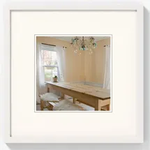 walther design Peppers Bilderrahmen Holz, 20 x 20 cm, polarweiß