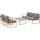 Primaster Gartenmöbel-Set Marbella Aluminium in Holzoptik