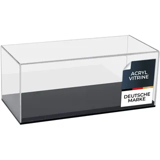 HMF Acryl Vitrine für Modellautos, Figuren, 34 x 16 x 14 cm,