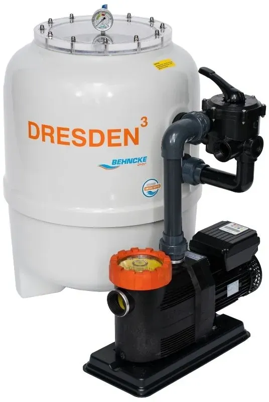 Sandfilteranlage DRESDEN3 Ø500 mit Speck Comfort 12 / 230 Volt Pumpe
