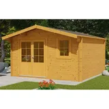 Alpholz Holz-Gartenhaus Roger-34 Natur 350 cm x 300 cm Imprägniert