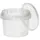 Papstar Feinkostbecher rund 120 ml Ø 6,9 cm 48 St. Transparent