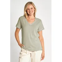 Zhrill T-Shirt »SVANA«, mit V-Ausschnitt Zhrill olive