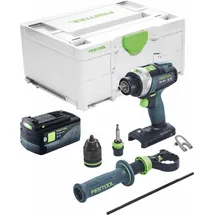 Festool TPC 18/4 I-Basic Akku Schlagbohrschrauber 18 V 75 Nm Brushless + 1x Akku 5,0 Ah + Systainer - ohne Ladegerät