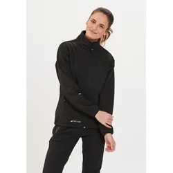 Softshelljacke WHISTLER "Covina", Damen, Gr. 44, schwarz, 94% Polyester, 6% Elasthan, unifarben, sportlich, normal, hoch geschlossener Ausschnitt, Langarm, Jacken, mit wasser- und winddichtem Funktionsmaterial