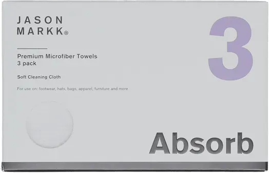Jason Markk Premium Microfiber 3 Pack Handtuch Weiß