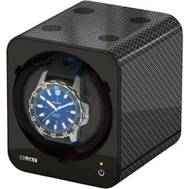 Boxy Uhrenbeweger Fancy Brick für alle Automatikuhren Größe 11,2 cm x 13 cm x 9,8 cm Schwarz