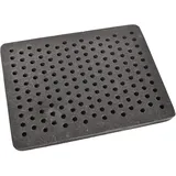 SEZAM Gussrost mit Löchern Ofenrost Ascherost Gußrost Kaminrost passend Kaminofen Tafelrost Rost Ofengitter Feuerrost Kohlerost Eckrost Verschiedene Abmessungen (30 x 22,5 cm)