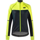 Gore Wear Damen Fahrrad-Jacke Phantom, GORE-TEX INFINIUM, Black/neon yellow, 42