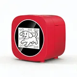 Sxhlseller Thermodrucker für Kinder, Drucker mit KI-Sprachsteuerung Zum Erlernen des Zeichenspiels, Tintenloses ABS, Tragbares WLAN mit Integriertem