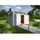 Weka Gartenhaus 264 2,95 x 2,09 m grau