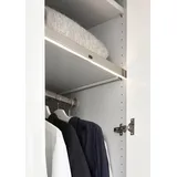 Wiemann LED Unterbauleuchte Split, Ein-/Ausschalter, LED fest integriert, Neutralweiß silberfarben 96,4 cm x 3 cm
