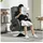 Homcom Relaxsessel Textil 69 x 124 x 84 cm Dunkelgrau elektrisch drehbar