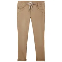 Tom Tailor Damen Tapered Relaxed Hose, braun, Uni, Gr. 44/28