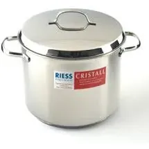 RIESS 1809-043 28 cm 13,5 l mit Deckel silber