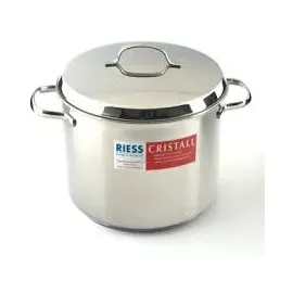 RIESS 1809-043 28 cm 13,5 l mit Deckel silber