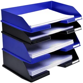 Exacompta 117104D 8x Briefablage Combo quer - Nachtblau