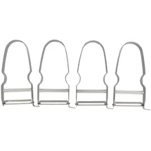 Fackelmann Gemüseschäler Set 4-teilig Edelstahl 11,5 x 6 cm Silber