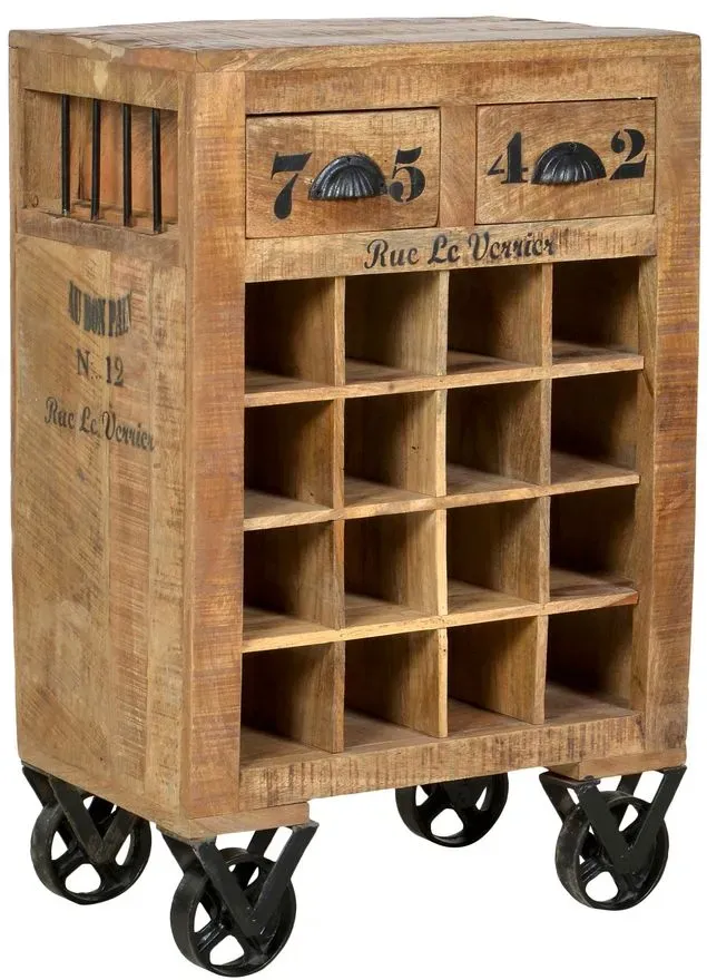 SIT Weinregal Rustic 01937-04 Holz Braun