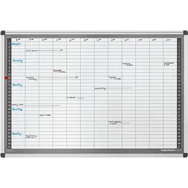 Magnetoplan Monatsplaner 920 x 625 mm Schwarz/Weiß