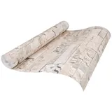 vidaXL Vliestapete 3d Steinoptik Grau Und Beige 10x0,53 M Vidaxl