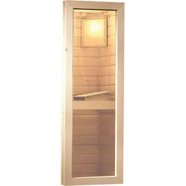 Karibu Saunahaus "Skrollan 1",terragrau,336 x 196 x 228 cm (B x T x H)