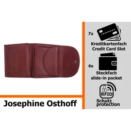 Josephine Osthoff Handtaschen-Manufaktur Josephine Osthoff Geldbörse unisex Portemonnaie bordeaux