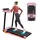 RCB CITYSPORTS Laufband WP9, Klappbares Laufband bis 12 km/ h APP walking pad - schwarz