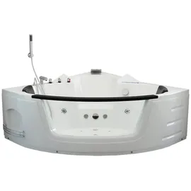 Home Deluxe Laguna L kompakt Whirlpoolbadewanne 140 x 140 cm (Laguna L weiß - komp)