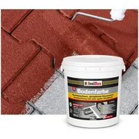 Isolbau Bodenfarbe - 20 kg - Boden- und Betonfarbe für Keller, Garage, Werkstatt - Wasserfeste Bodenbeschichtung für innen & außen - Rustikalrot (RAL)