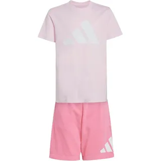 Adidas Essentials Tee Set - Clear Pink / White - 9-10 Jahre