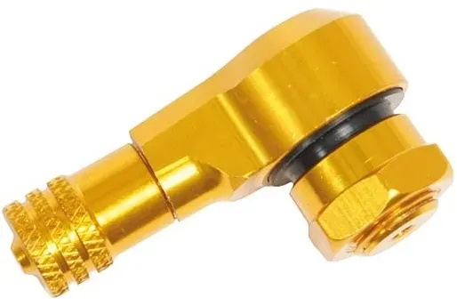 Spec-X Reifenventil 11,3 mm Winkelventil Gold Eloxiert