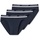 SCHIESSER UNCOVER by SCHIESSER Herren Slip 3er Pack - Rio Slip/Unterhose - Dunkelblau