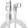 Statik PowerPivot Pro rotating 2-in-1 USB-C Cable White 2m