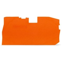 WAGO Abschluss- und Zwischenplatte 1mm dick, orange, 1 Stück