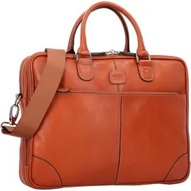 BRIC'S Life Pelle Aktentasche Leder 38 cm Laptopfach braun