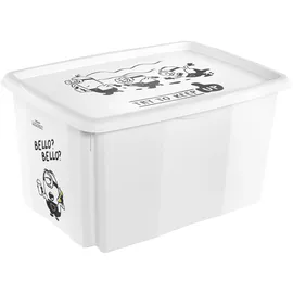 KEEEPER Aufbewahrungsbox karolina 45 l 1-tlg. Weiß