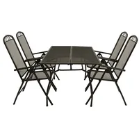 DEGAMO Garnitur CLASSIC 5-teilig Streckmetall anthrazit