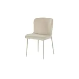 Love it Samt-Polsterstuhl  Emmeline , beige , Maße (cm): B: 50 H: 85 T: 62.0