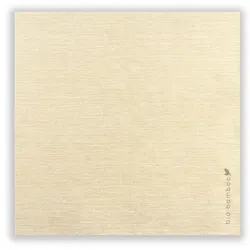 Bio Bamboo® - Luxus Einweg-Serviette, 40 x 40, Extrem weich, kompostierbar, Bambusviskose, Made in Italy, 600 Stück, champagner