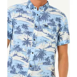 Rip Curl Hawaiihemd Dreamer Barrel Killa Kurzarmshirt blau M