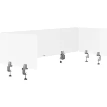 FROMM & STARCK Fromm & Starck, Trennwand, 3 Schreibtischtrennwände Trennwand Schreibtisch Schichtschutz 150/75 x 40 cm (150 x 40 cm)