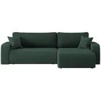 Kaiser Möbel Schlafsofa, Grün, Holz, 274x82x145 cm, Wohnzimmer, Sofas & Couches, Schlafsofas