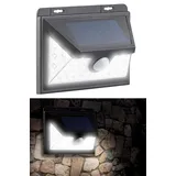 Luminea Solar-LED-Wandleuchte mit Bewegungs-Sensor & Akku, 350 Lumen, 7,2 Watt