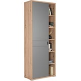 Xora Garderobenschrank Grau, , Maße cm,