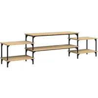 Furnicato TV-Schrank Sonoma-Eiche 197x35x52 cm Holzwerkstoff