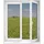 EasyMaxx Fenster-Moskitonetz 150 x 130 cm