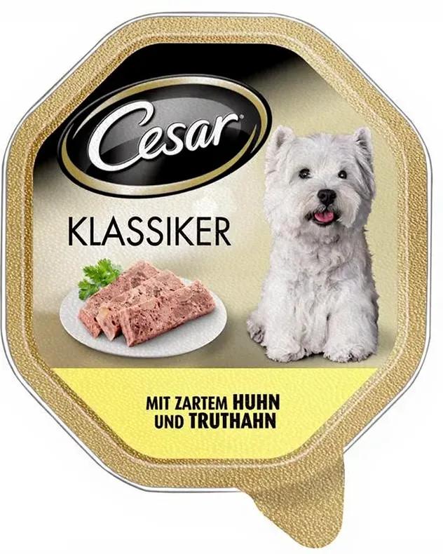Cesar Classic Terrine mit zartem Huhn und Truthahn 150g